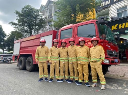 TỔ CHỨC TẬP LUYỆN, KIỂM TRA NGHIỆP VỤ PHÒNG CHÁY CHỮA CHÁY