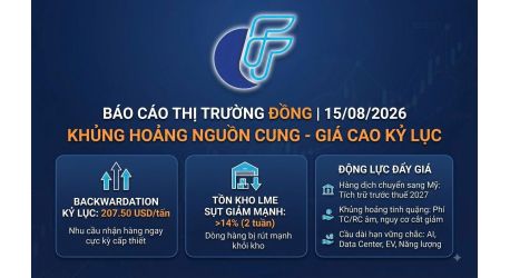 Giá đồng trên sàn LME duy trì đỉnh cao kỷ lục 
