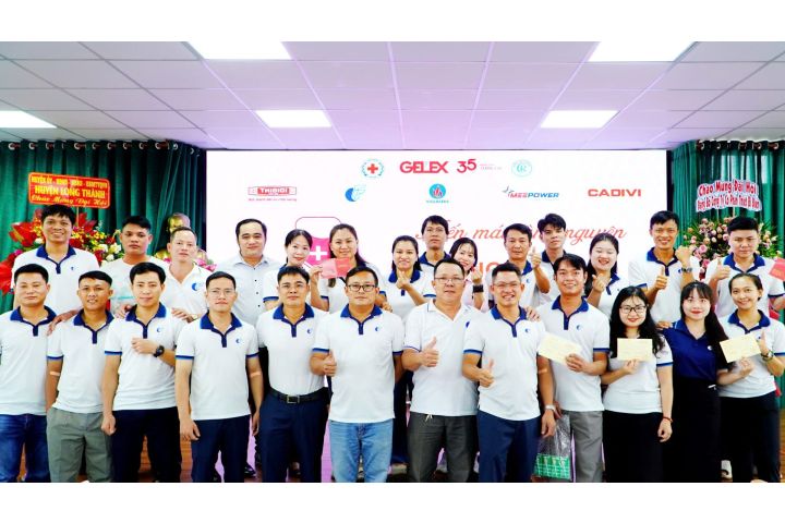 CFT LAN TỎA YÊU THƯƠNG QUA CHƯƠNG TRÌNH “MỘT GIỌT MÁU – MỘT TẤM LÒNG GELEX”