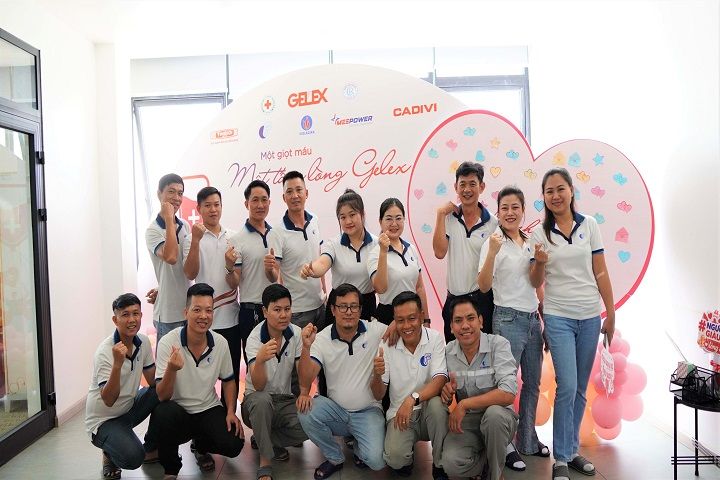 CFT THAM GIA HÀNH TRÌNH “MỘT GIỌT MÁU – MỘT TẤM LÒNG GELEX” LAN TỎA YÊU THƯƠNG