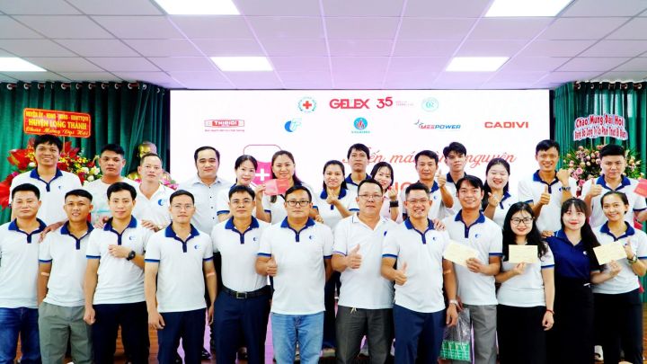 CFT LAN TỎA YÊU THƯƠNG QUA CHƯƠNG TRÌNH “MỘT GIỌT MÁU – MỘT TẤM LÒNG GELEX”