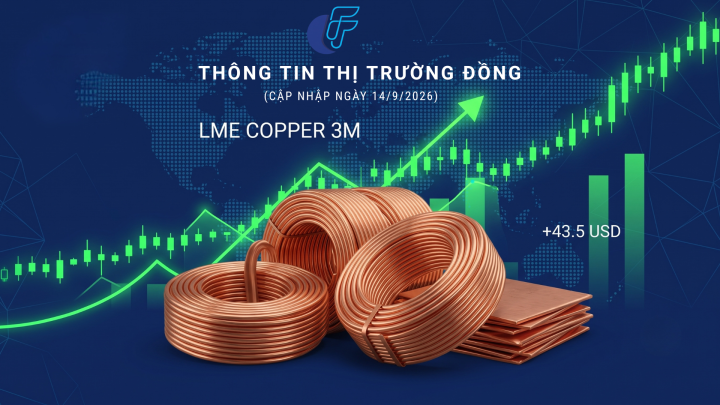 Thị Trường Kim Loại Cơ Bản: Giá Đồng LME 3M Phục Hồi Sau Cú Giảm Sâu Phiên 11/9